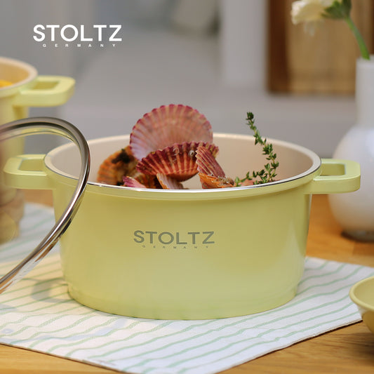 IH Stock Pot 28cm Lemon Meringue (KP964097)