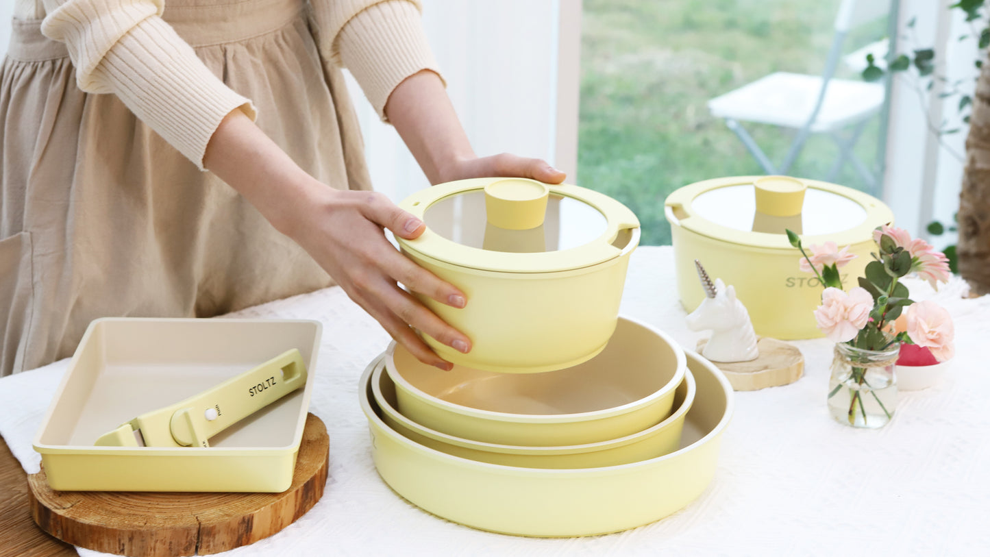IH Stock Pot 20cm Lemon Meringue (KP963243)