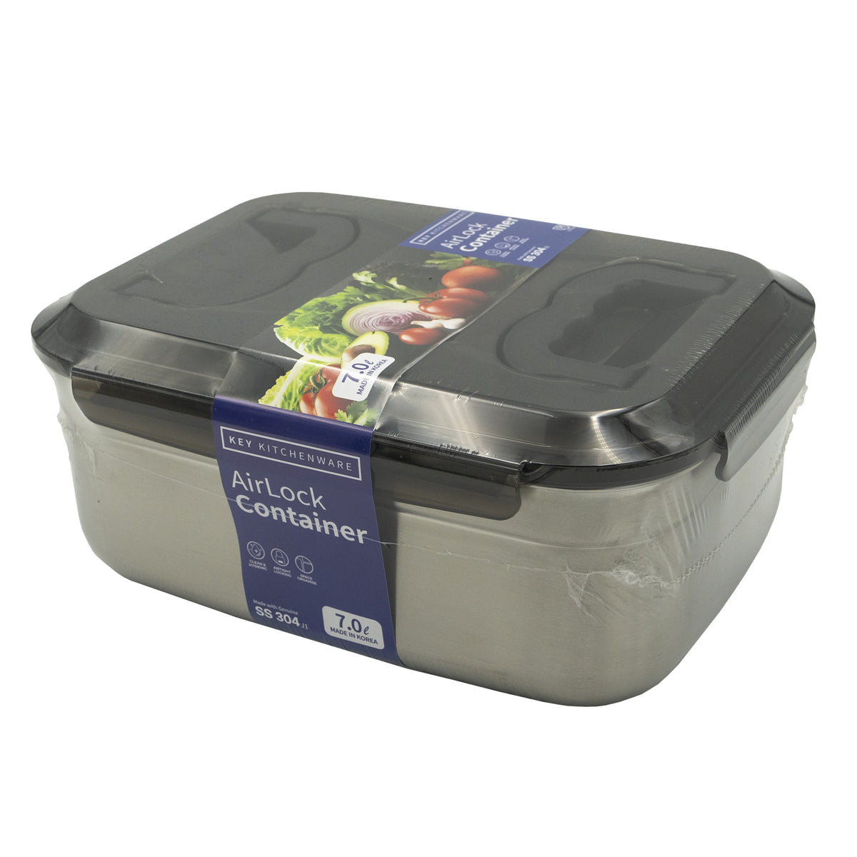 KitchenArt AirLock Food Container, 7.0L