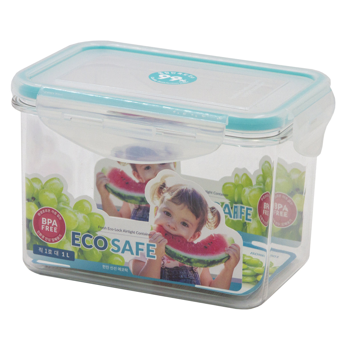 Fresh Eco-Lock Airtight Container 1L – BPA-Free with Secure Lid