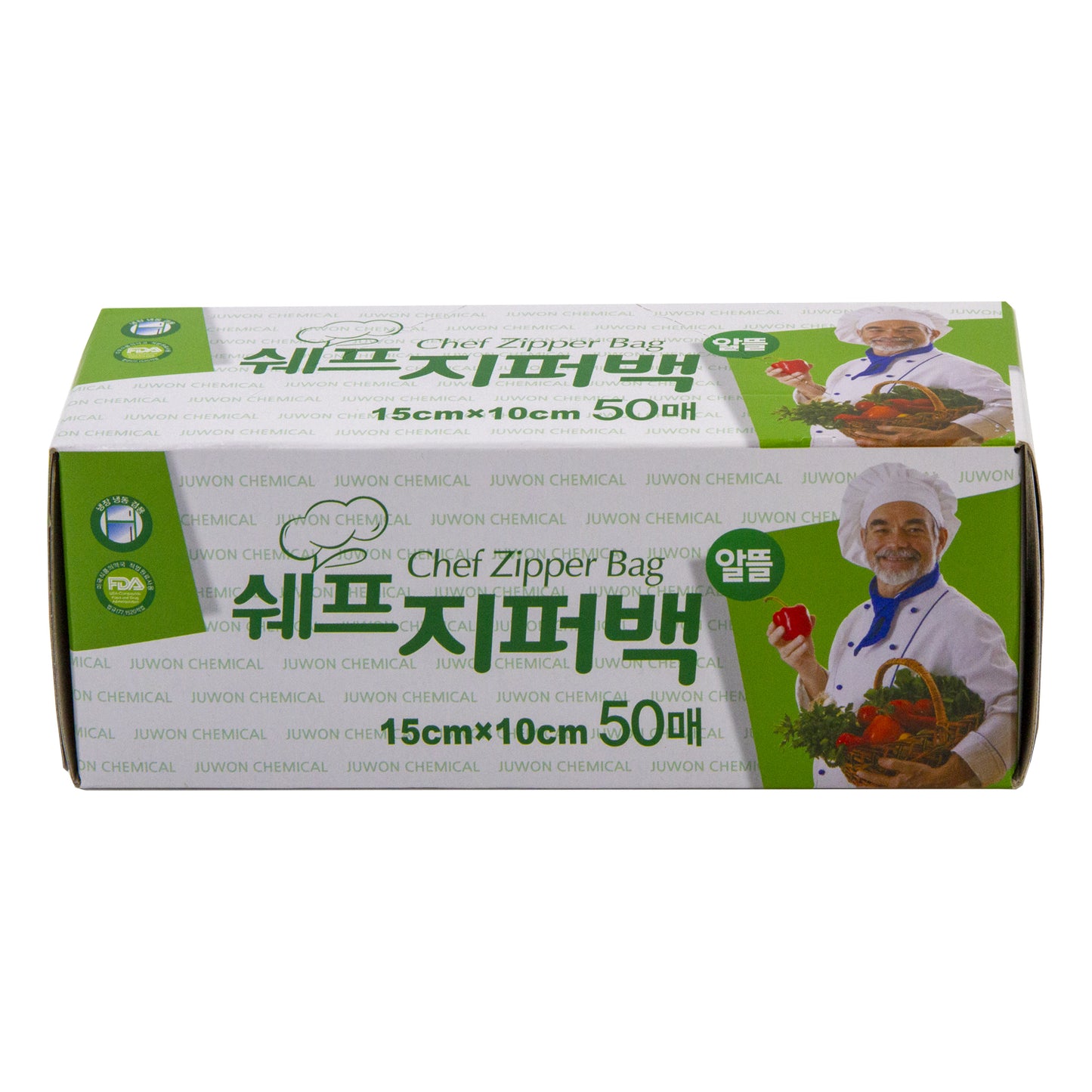 Chef Regular Zipper Bag Small 6"x4" - 50 bags (KT636065)