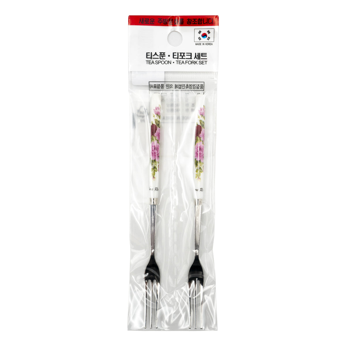 Multi Royal Rose Tea Fork 2pcs – Elegant Floral Design
