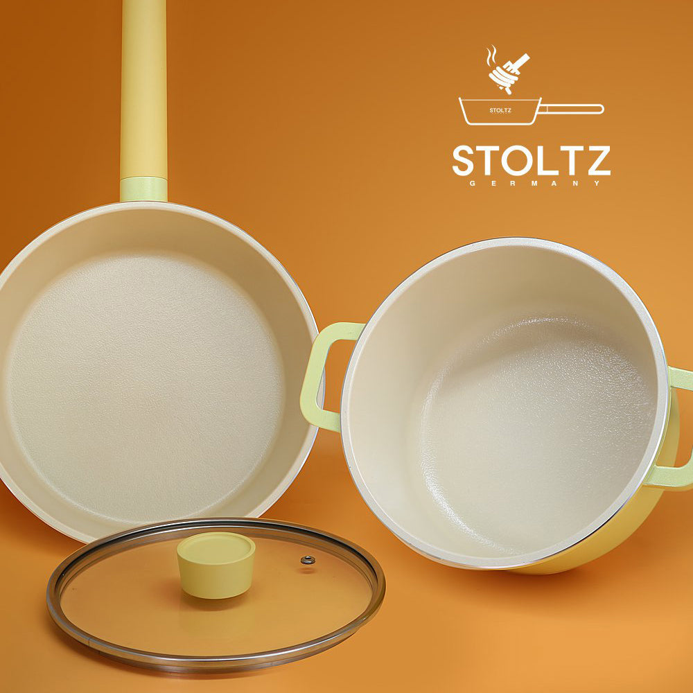 Stoltz Germany IH Stock Pot 20cm Lemon