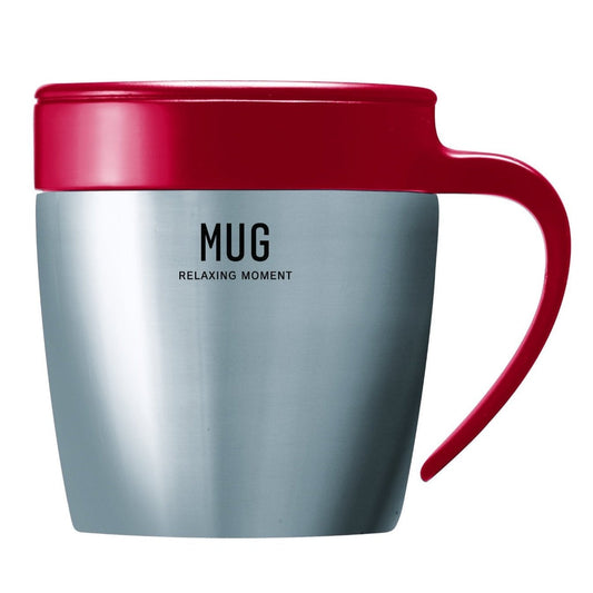 Asvel Vacuum Mug Cup 330mL (MG-S330) Red