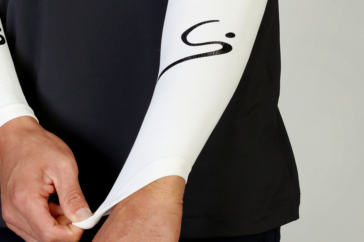 Sun Arm Sleeves White/Black