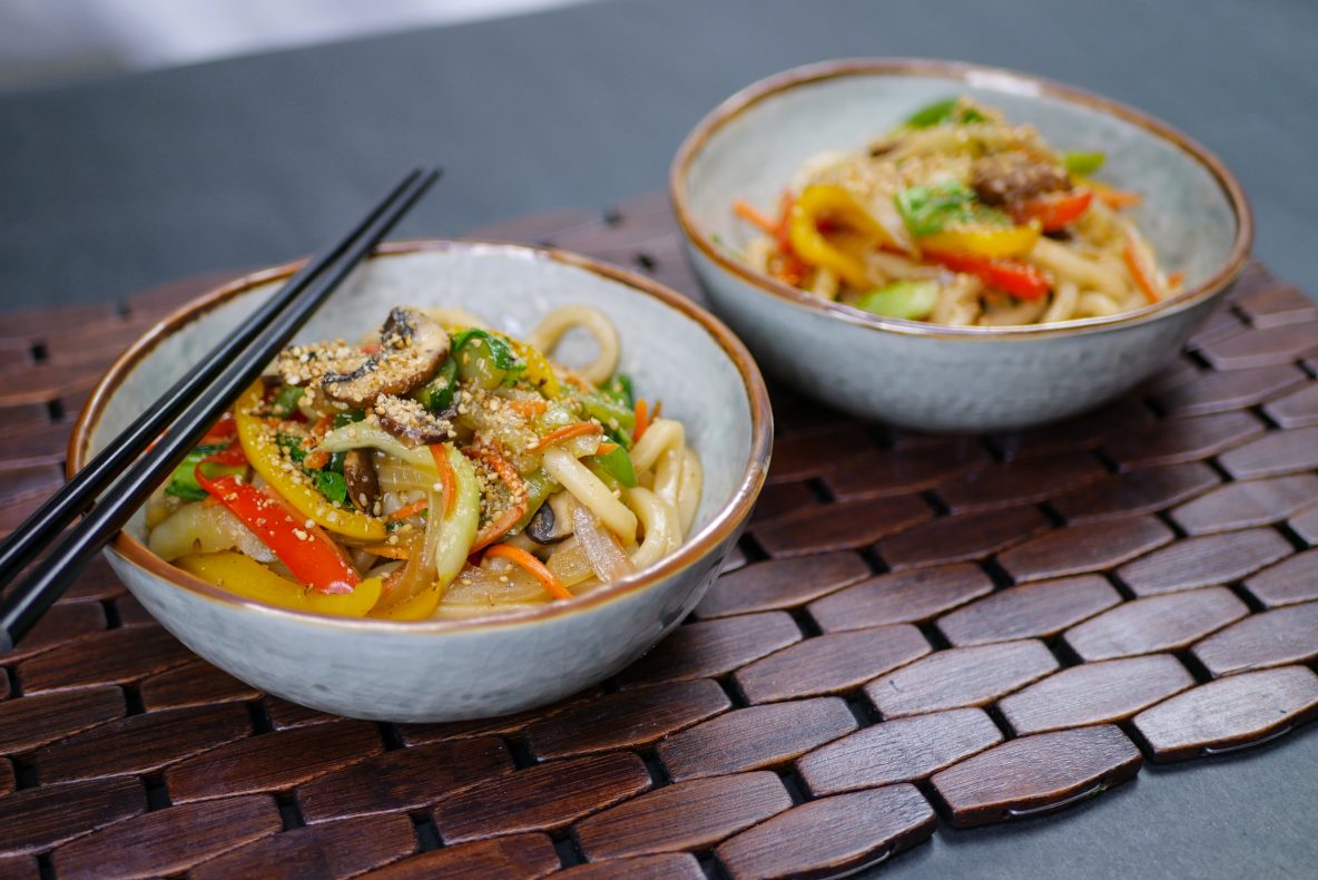 Vegetable Stir Fry Udon
