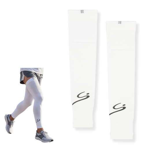 Sun Leg Sleeves White/Black