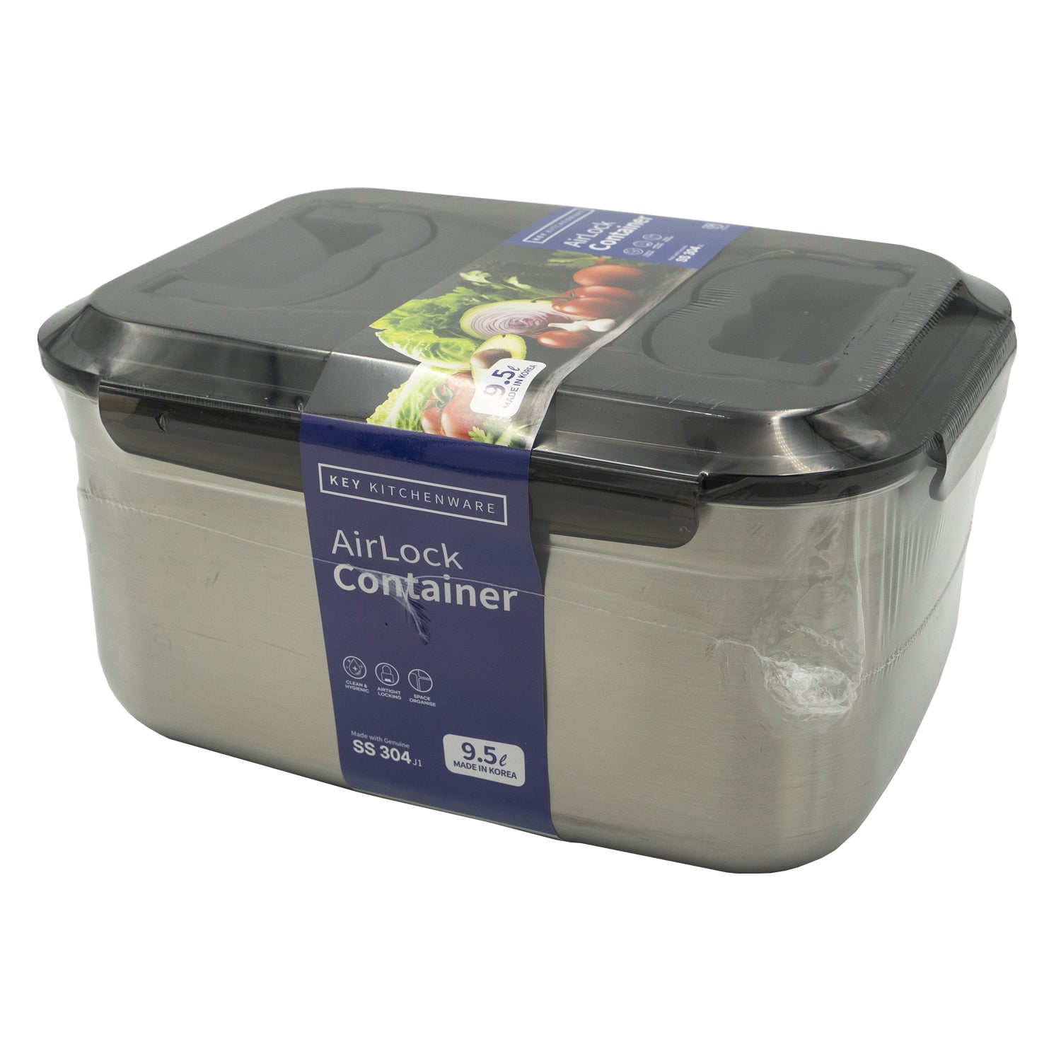 에어락 스텐 밀폐용기 핸디 3.65L (AL027069)