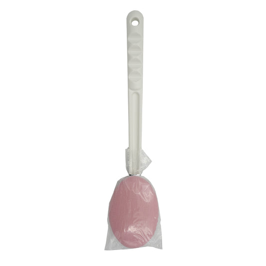 Long Handle Bath Body Scrub Towel – Korean Back Scrubber with Grip Handle for Shower & Bath (손잡이 등밀이 타월)