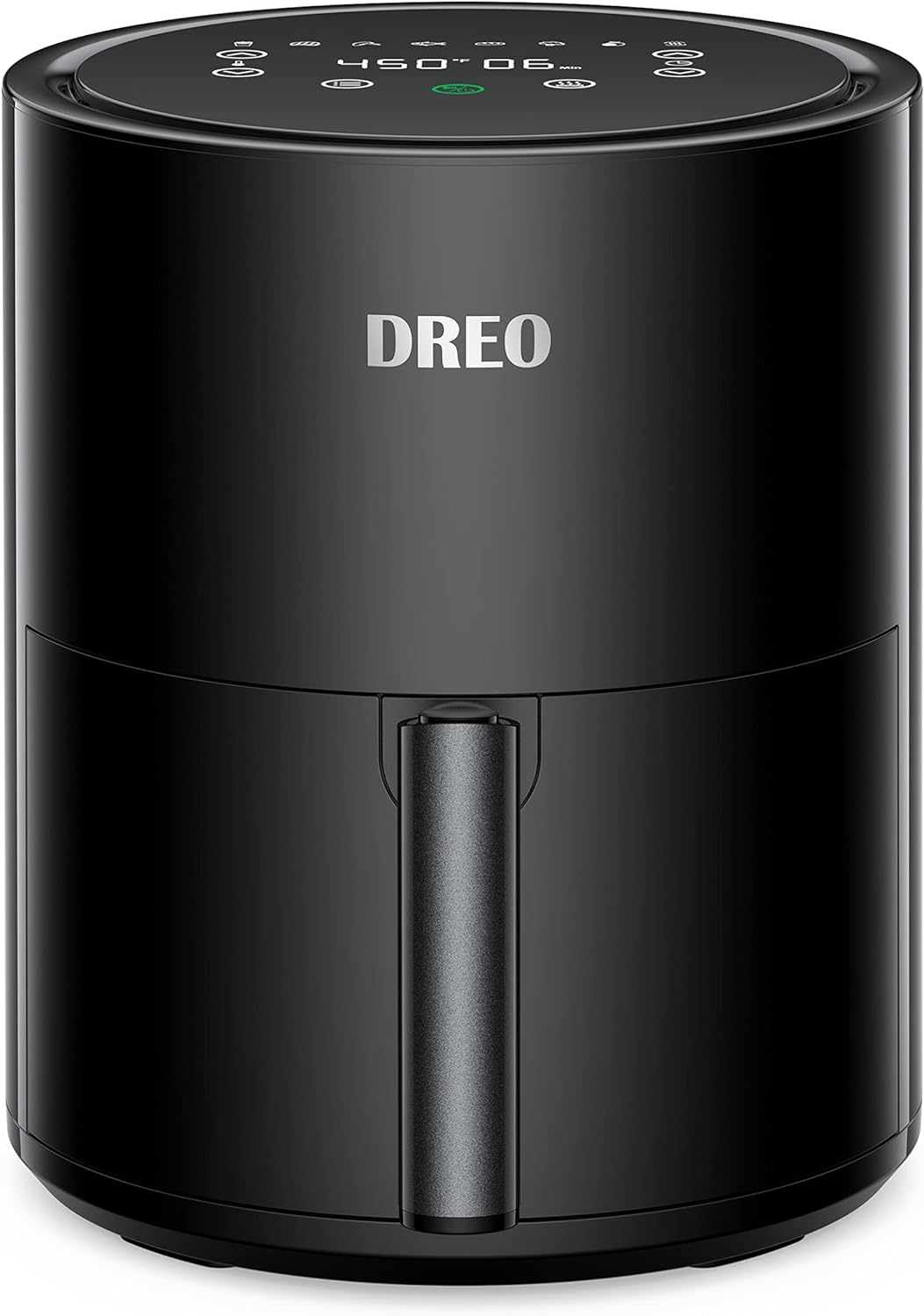 Dreo 4-Quart Digital Air Fryer – 9-in-1 Cooker, 100℉-450℉, Touchscreen, Black (ELDR-KAF002)