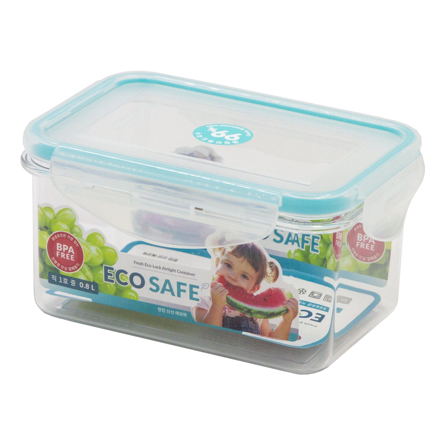 Fresh Eco-Lock Airtight Container 800mL – BPA-Free with Secure Lid