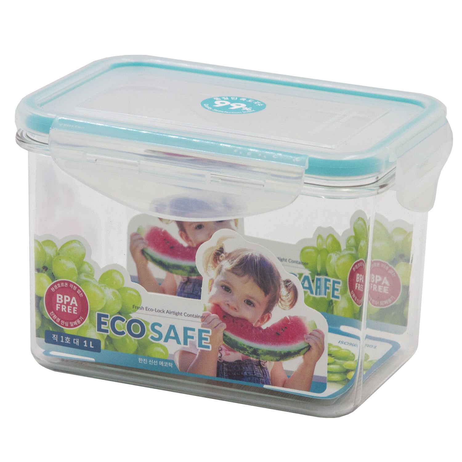 Fresh Eco-Lock Airtight Container 1L – BPA-Free with Secure Lid