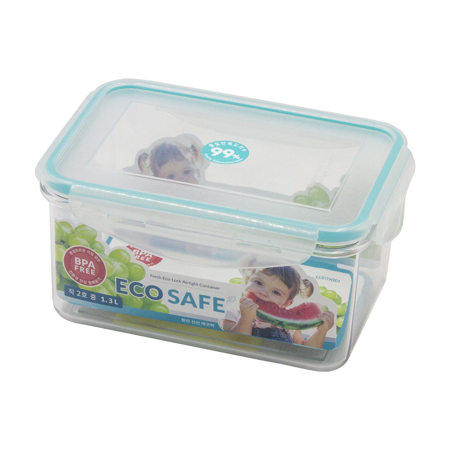 Fresh Eco-Lock Airtight Container 1.3L – BPA-Free with Secure Lid