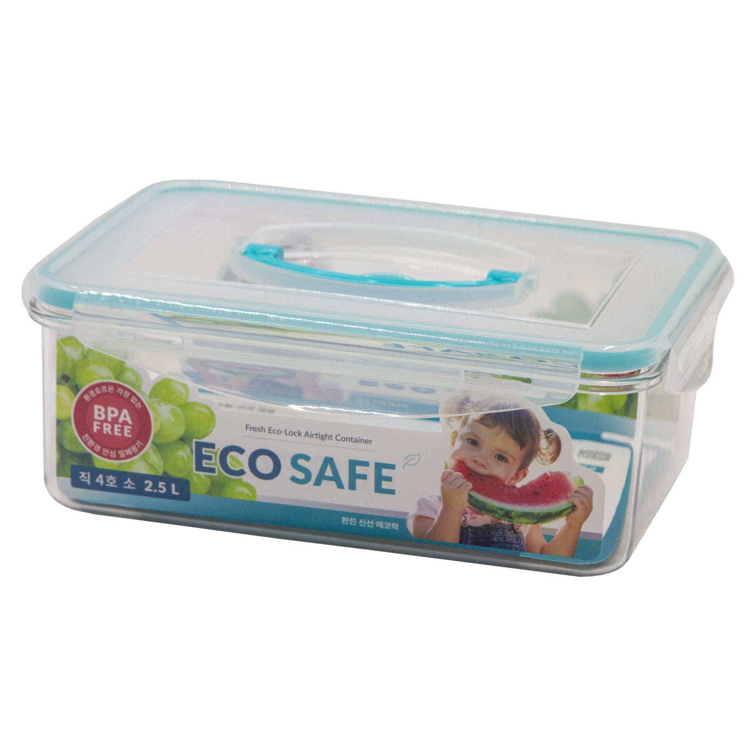 Fresh Eco-Lock Airtight Container 2.5L – BPA-Free with Single Handle