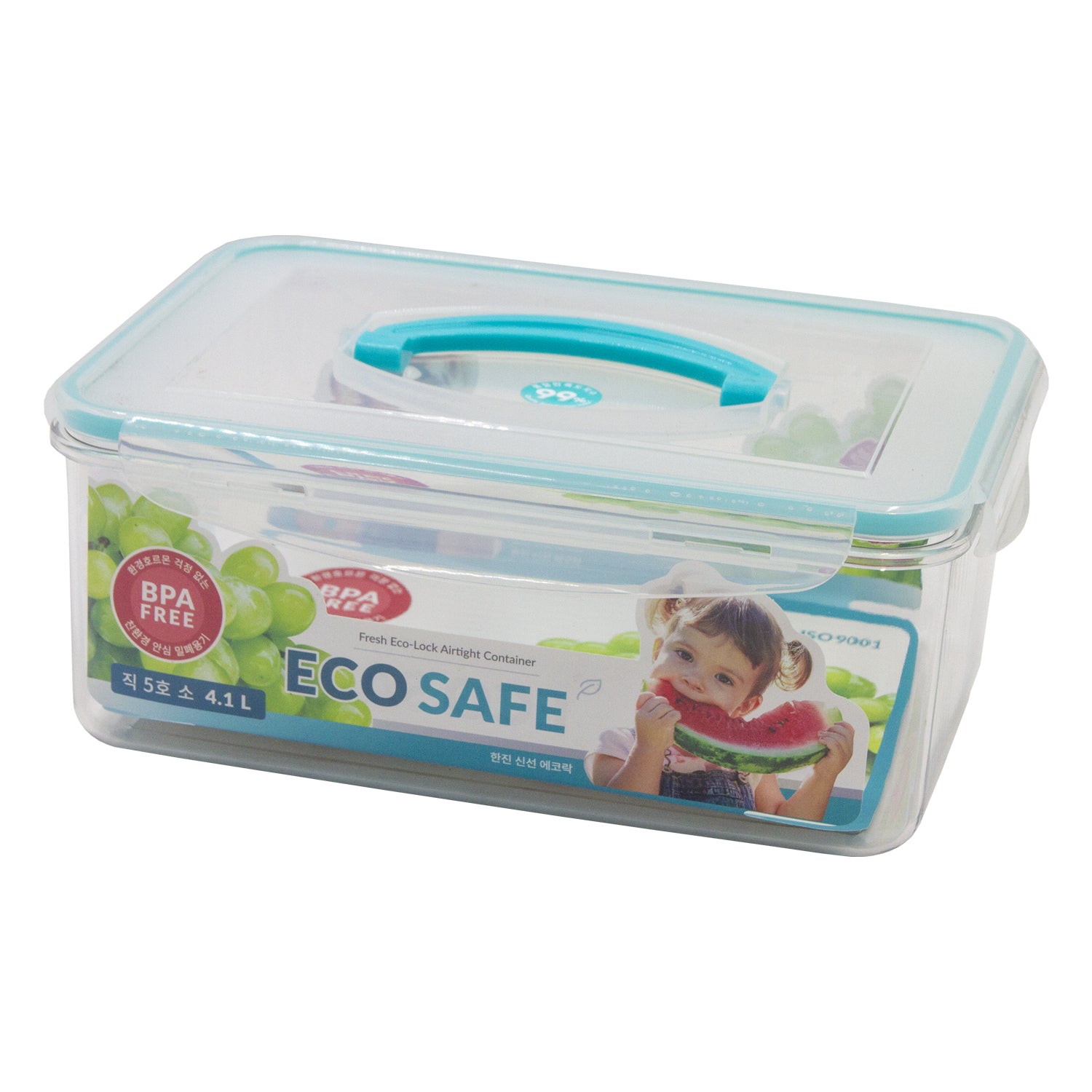 Fresh Eco-Lock Airtight Container 4.1L – BPA-Free with Single Handle