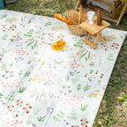 In & Out Portable Mat 71" x 79" Nature Coco – Large Cushioned Mat