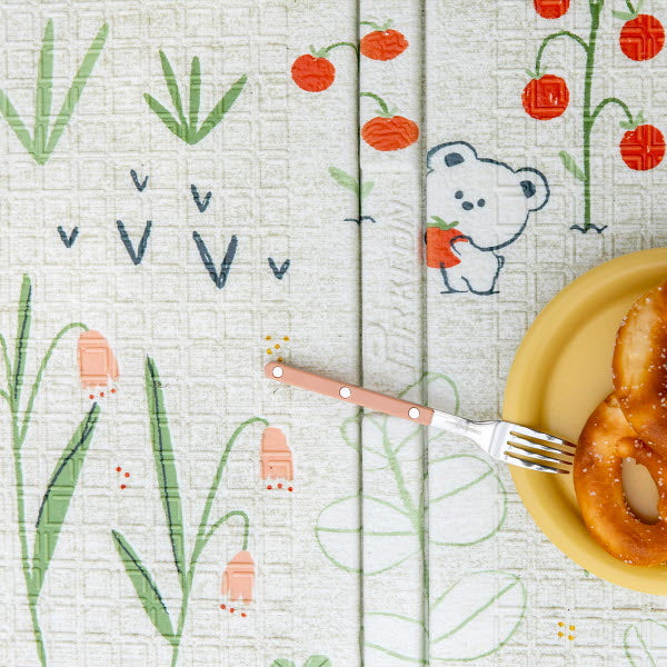 In & Out Portable Mat 71" x 79" Nature Coco – Large Cushioned Mat