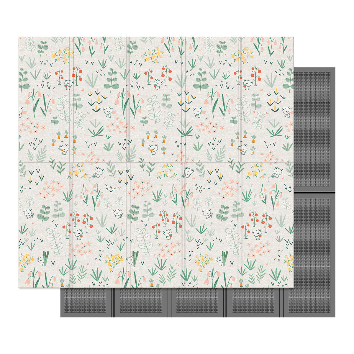 In & Out Portable Mat 71" x 79" Nature Coco – Large Cushioned Mat