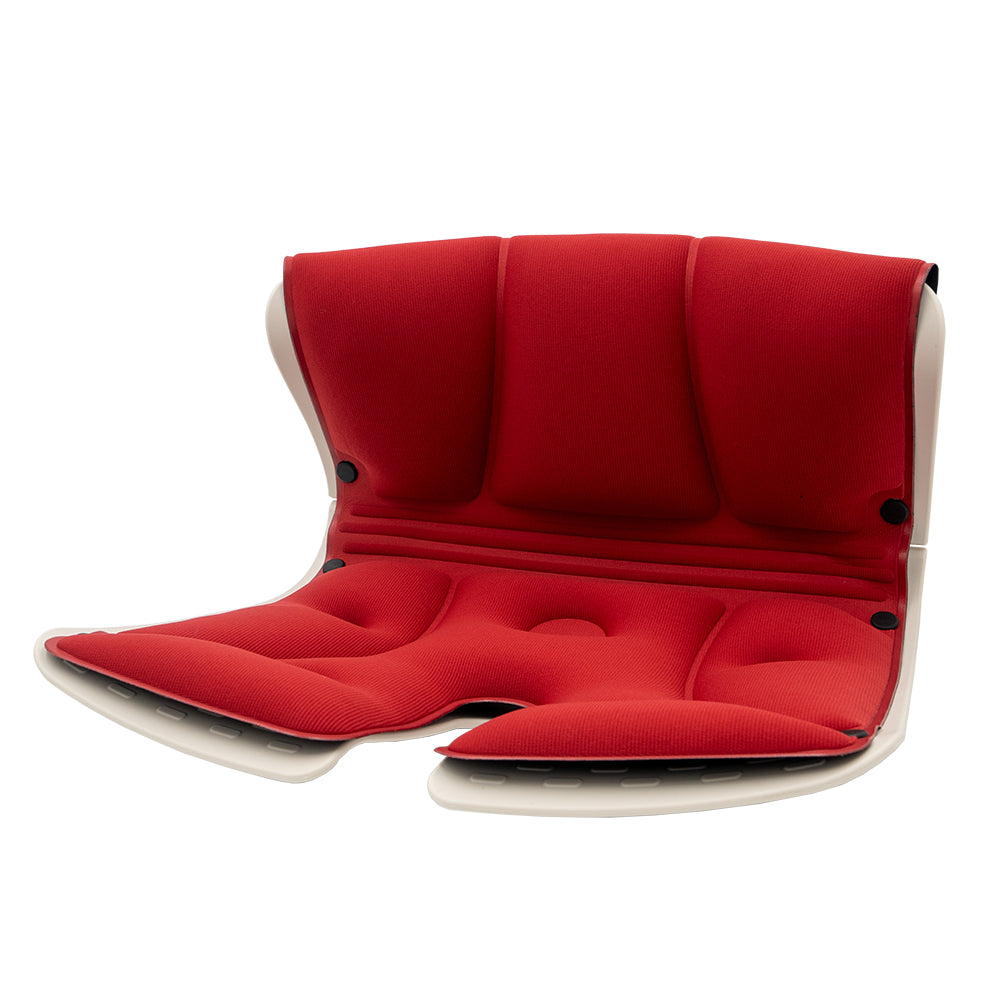 Ori-Back Ergonomic Foldable Backrest Red