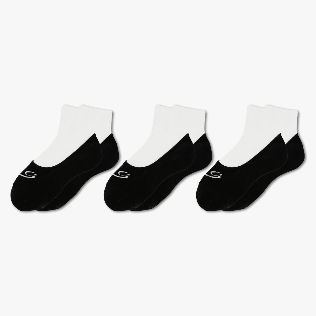 STORYi Unisex Everyday Ankle Socks – 3 Pairs (One Size Fits Most, Black) HO028554