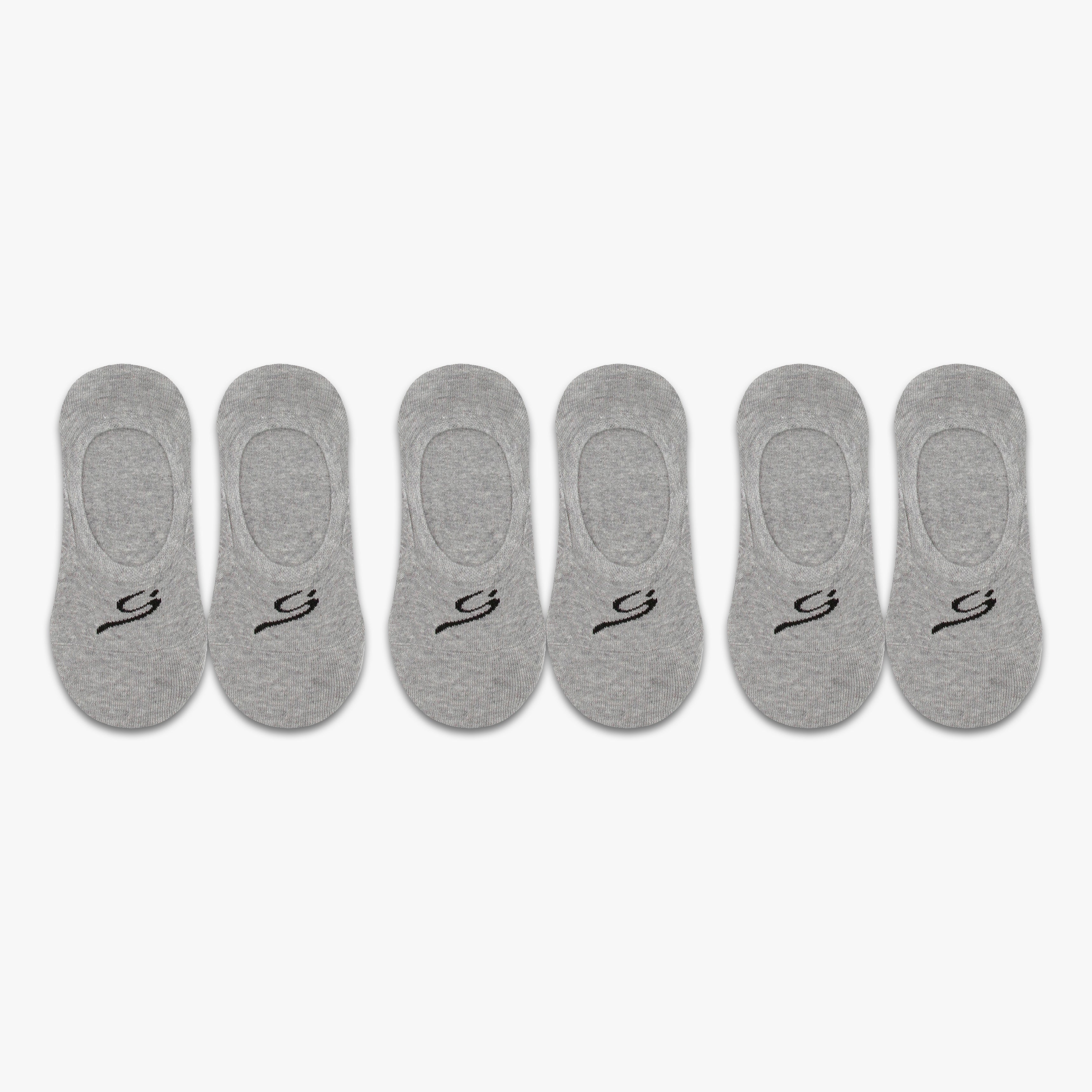 STORYi Unisex Everyday Ankle Socks – 3 Pairs (One Size Fits Most, Grey) HO028554