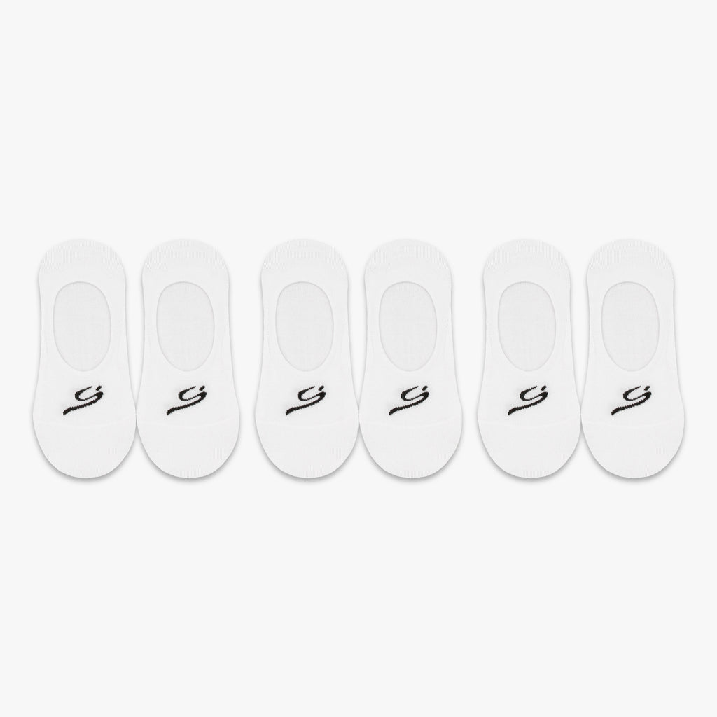 STORYi Unisex Everyday Ankle Socks – 3 Pairs (One Size Fits Most, White) HO028554