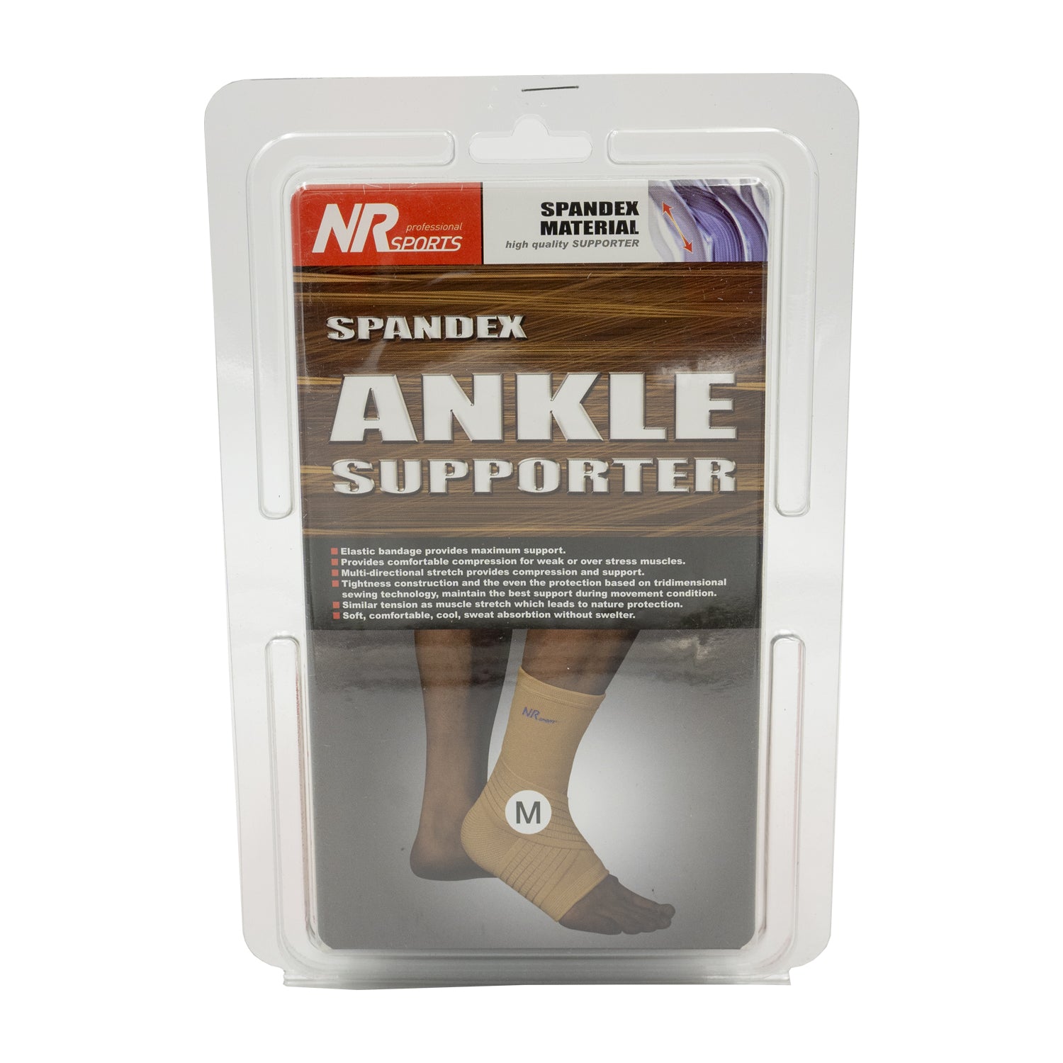 Spandex Ankle Support – Medium, Compression Wear for Support (HO219130M)