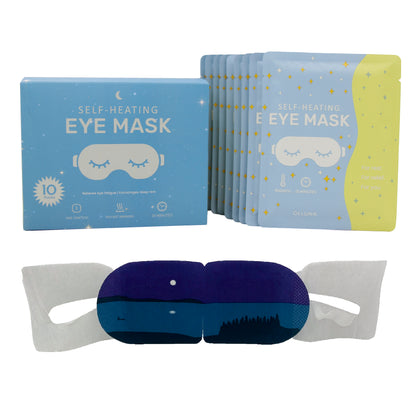 Self Heating Eye Mask 10pcs – Relaxing Warmth for Eyes & Stress Relief