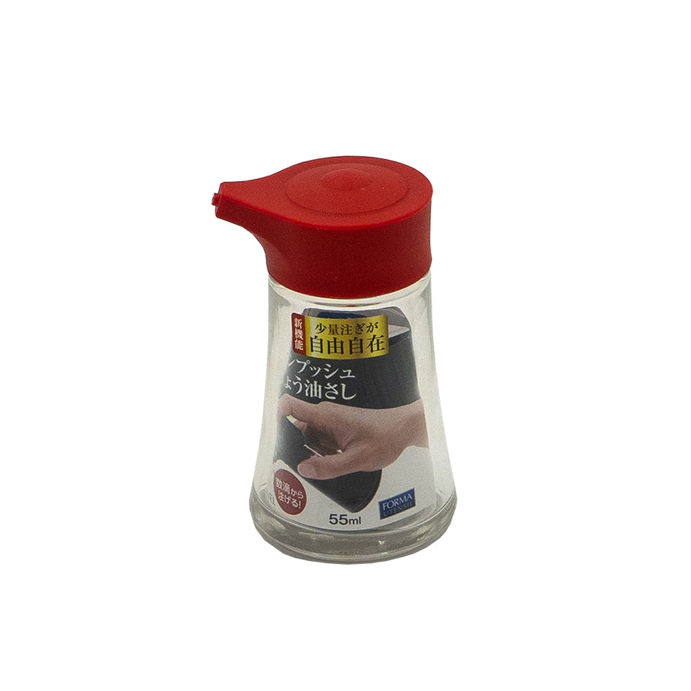 Asvel Forma S-Push Sauce Bottle 55mL Red