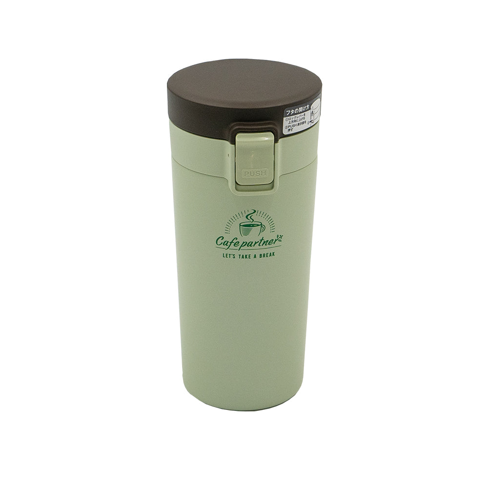 Cafe Partner Vacuum Tumbler 370mL (TL370P) Green