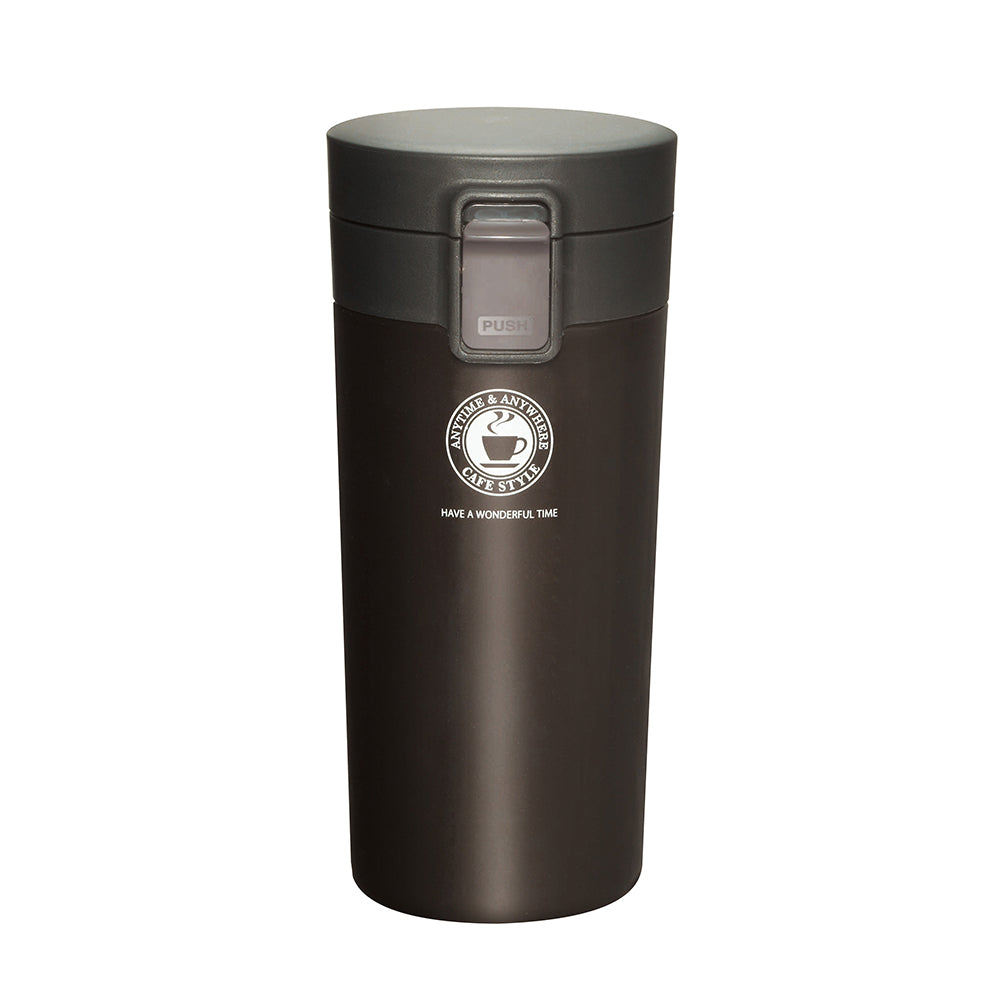 Cafe Style Vacuum Tumbler 370mL (TL370) Black