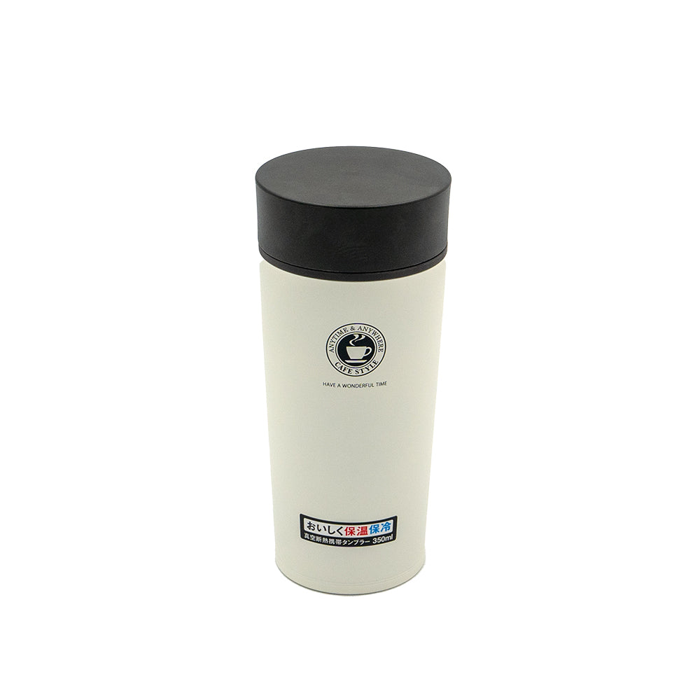 Cafe Style Vacuum Tumbler 350mL (TS350) White