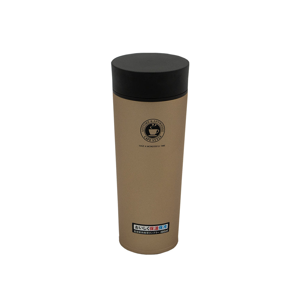 Cafe Style Vacuum Tumbler 480mL (TS480) Gold