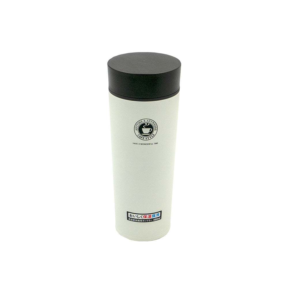 Cafe Style Vacuum Tumbler 480mL (TS480) White