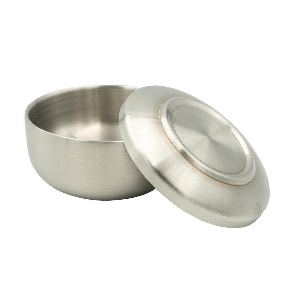 Stainless Steel Rice Bowl with Lid 4.2" (10.7cm) – Durable & Rust-Resistant (KD028455)