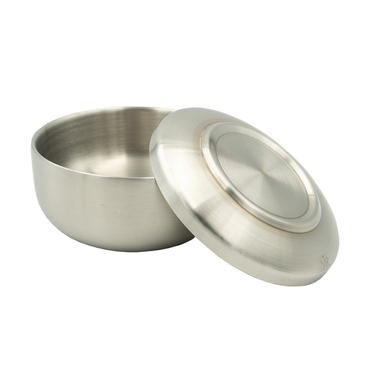 Stainless Steel Rice Bowl with Lid 4.2" (10.7cm)