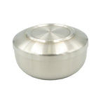 Stainless Steel Rice Bowl with Lid 4.2" (10.7cm) – Durable & Rust-Resistant (KD028455)