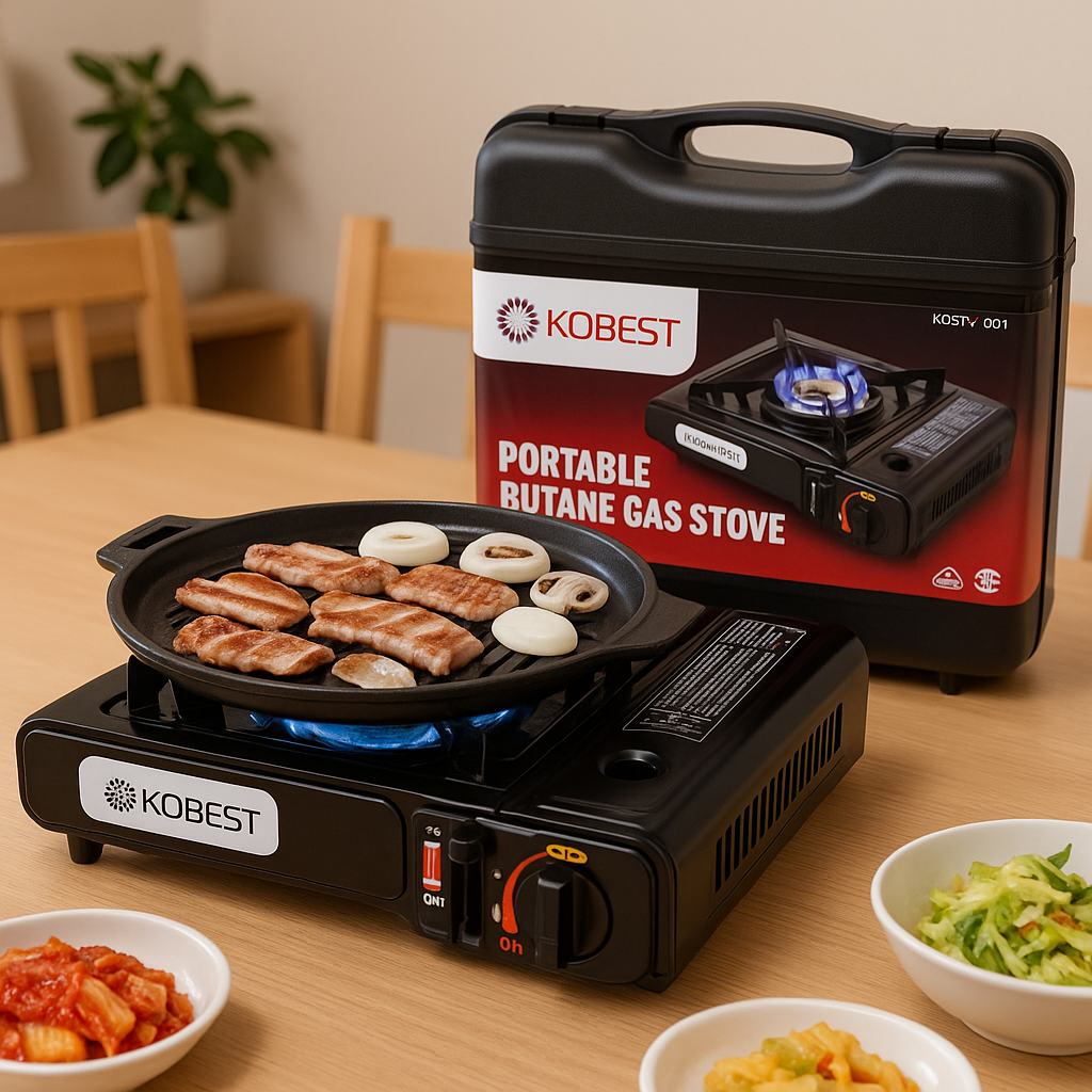 Compact Butane Cooker Portable Butane Gas Stove – 227g Cartridge, Outdoor Cooking – KEY Company