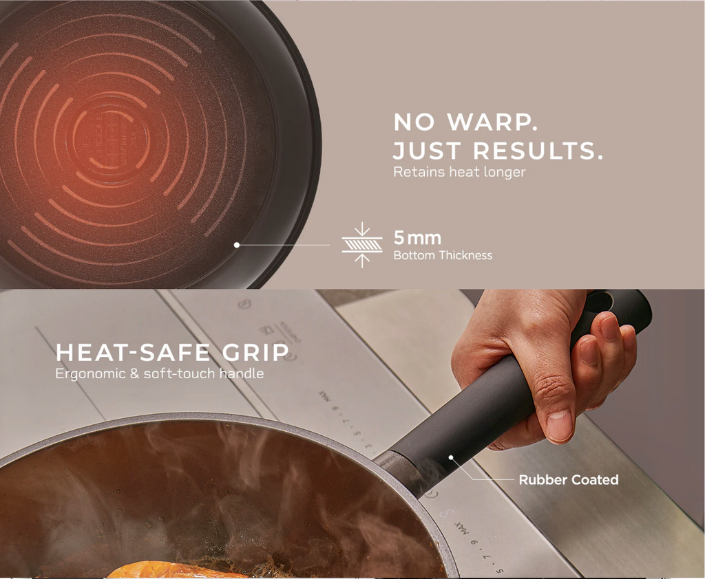 IH Kyndell Titanium Diamond Frying Pan 11" – Nonstick, Induction-Ready