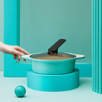 Arbor Blanc Ceramic Pot, 24cm, Low, Mellow Mint (3003-1363)