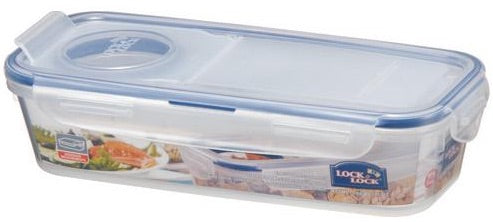 LocknLock 620ml Slender Food Container with Flip Lid – Airtight & BPA-Free