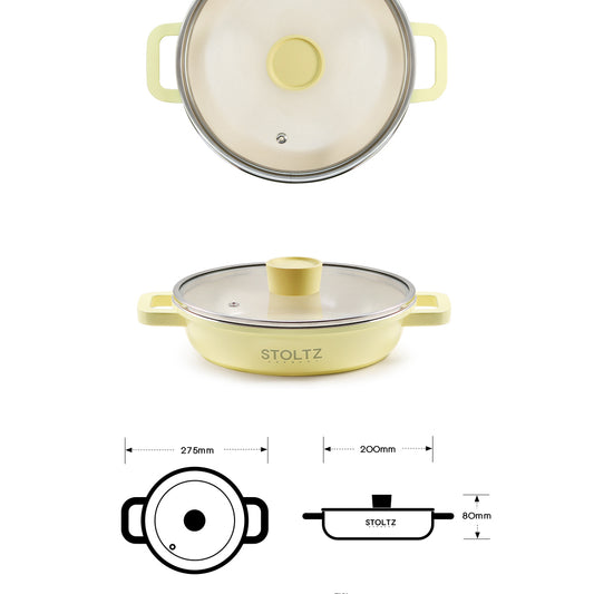 IH Casserole Pot 20cm Lemon Meringue (KP963274)