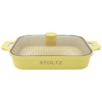 IH Steam Grill Pan 30cm Lemon Meringue (KP963335)