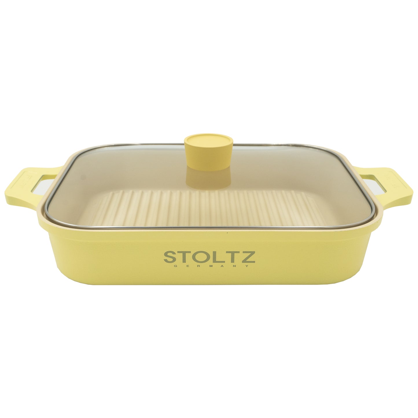 Stoltz Germany IH Steam Grill Pan 30cm Lemon Meringue (KP963335)