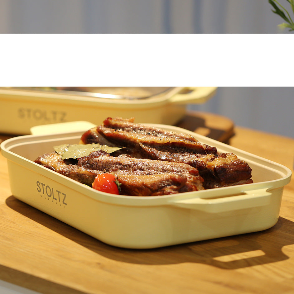 IH Steam Grill Pan 30cm Lemon Meringue (KP963335)