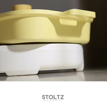 Stoltz Germany IH Steam Grill Pan 30cm Lemon Meringue (KP963335)