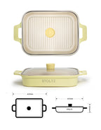 IH Steam Grill Pan 30cm Lemon Meringue (KP963335)