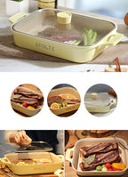 IH Steam Grill Pan 30cm Lemon Meringue (KP963335)