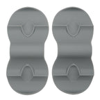 CLEAR Silicone Pot Holder Grey/Pink (KT000486)