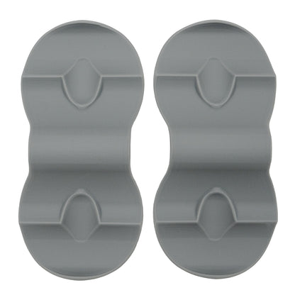 CLEAR Silicone Pot Holder Grey/Pink (KT000486)